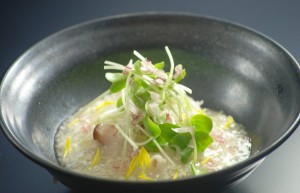 磯鮹のお酢の物。