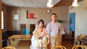 今年の浦島と乙姫!