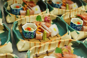 平目、甘海老、寒鰤、平目のふところ、アオリ烏賊