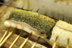 皮目をカリッと。
